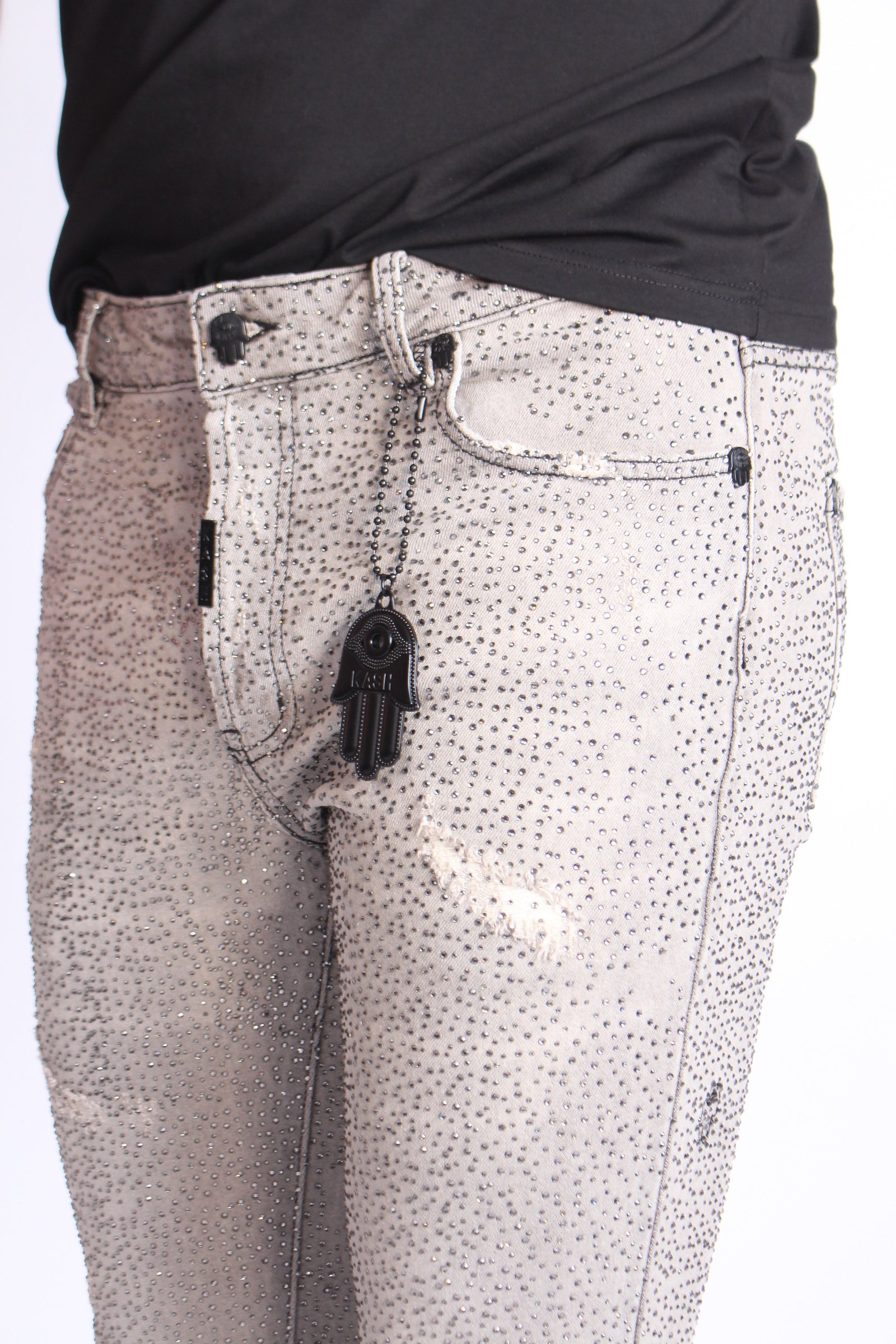 Kash Diamond Denim in grey – view 7 of 13