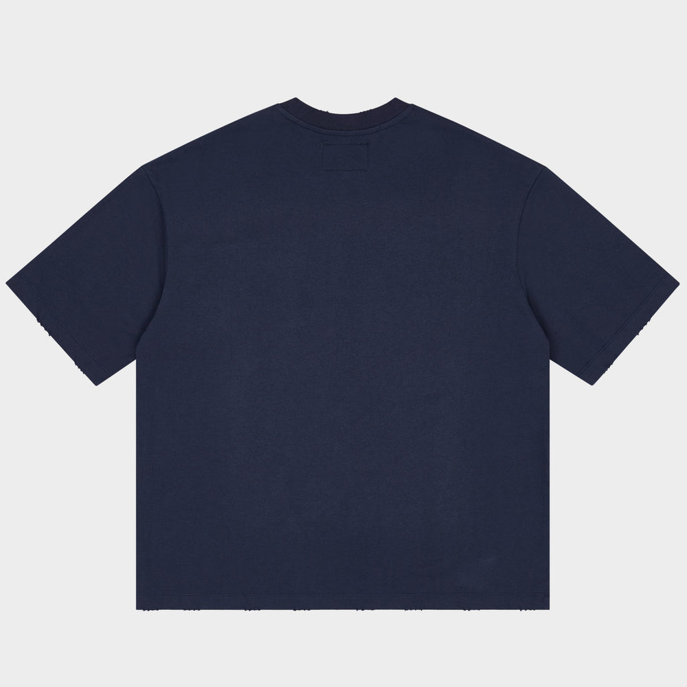 Godspeed Golf Days Pocket T-shirt in Navy, detail