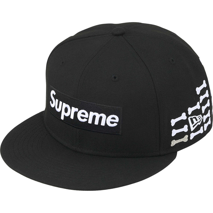 Supreme Bones Box Logo New Era - Black – view 2 of 3