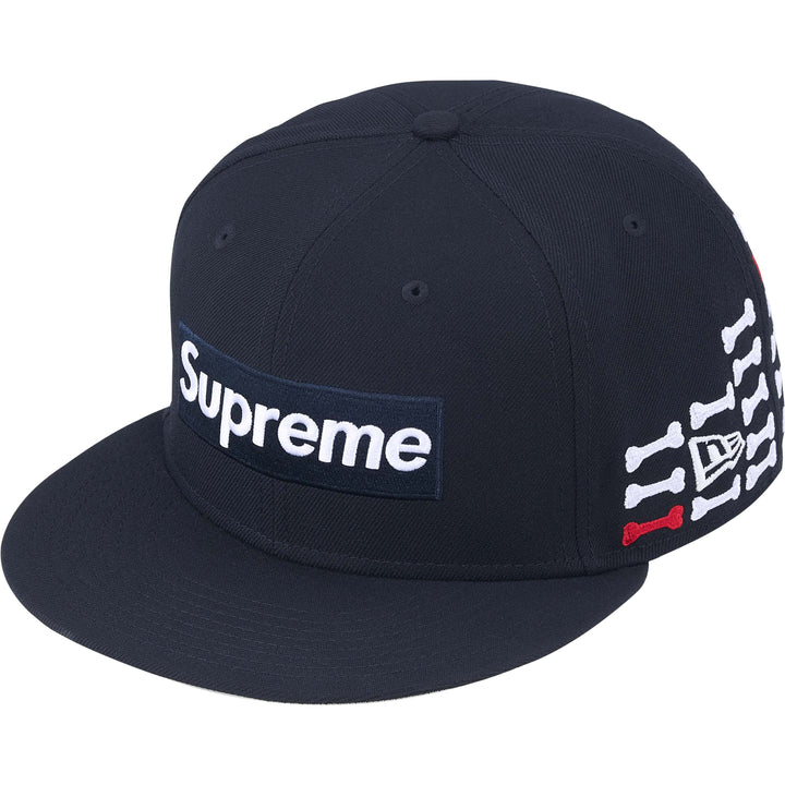 Supreme Bones Box Logo New Era - Navy – view 2 of 3