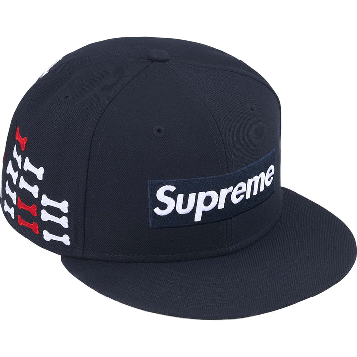 Supreme Bones Box Logo New Era - Navy – view 1 of 3