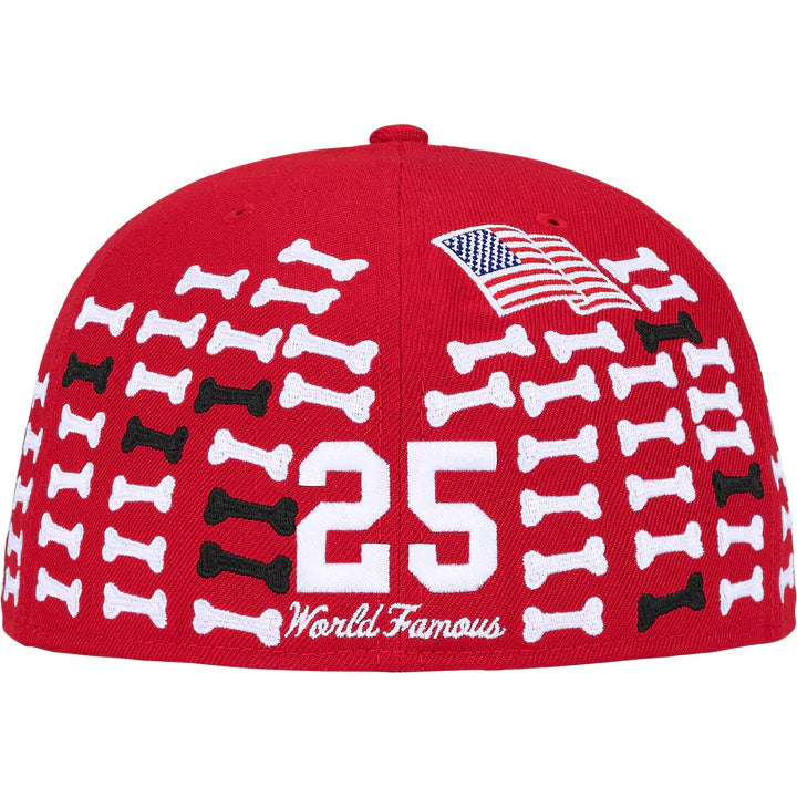 Supreme Bones Box Logo New Era - Red – view 2 of 3