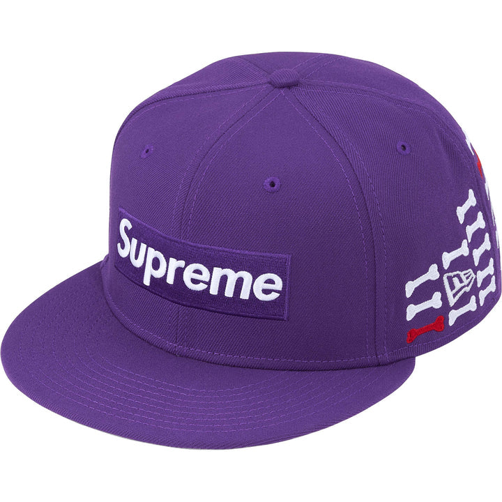Supreme Bones Box Logo New Era - Purple – view 2 of 3