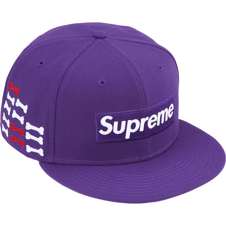 Supreme Bones Box Logo New Era - Purple – view 1 of 3