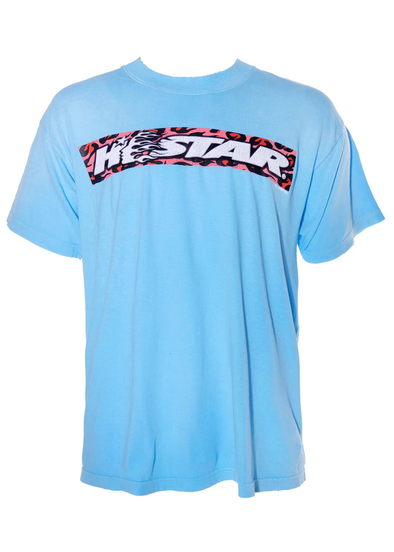 Hellastar Box Logo T-Shirt- Blue