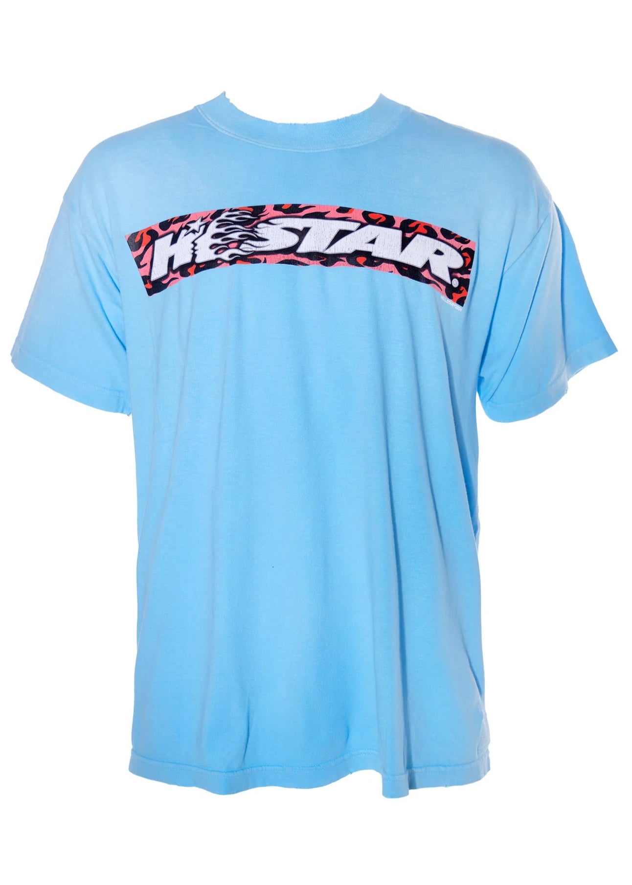HELLASTAR BOX LOGO T-SHIRT- BLUE