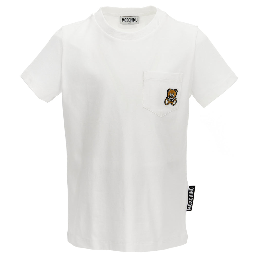Kids Short Sleeve Tee with Pocket Bear Element on it