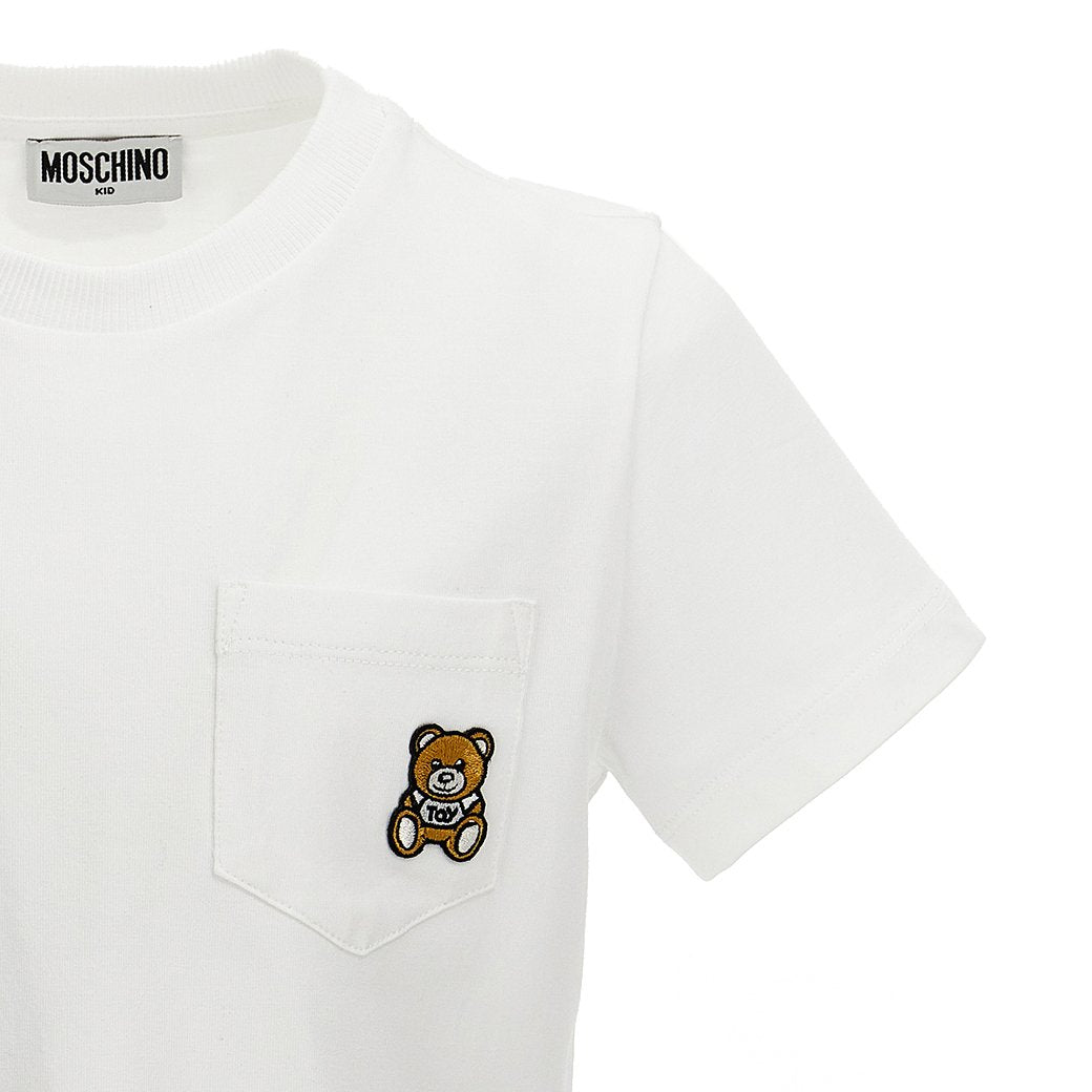 Kids Short Sleeve Tee with Pocket Bear Element on it