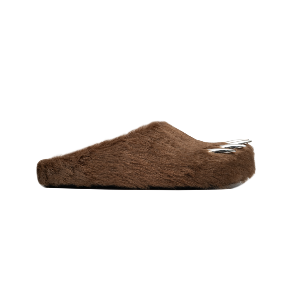 Bravest Studios Bear Claw Mules in brown, side view