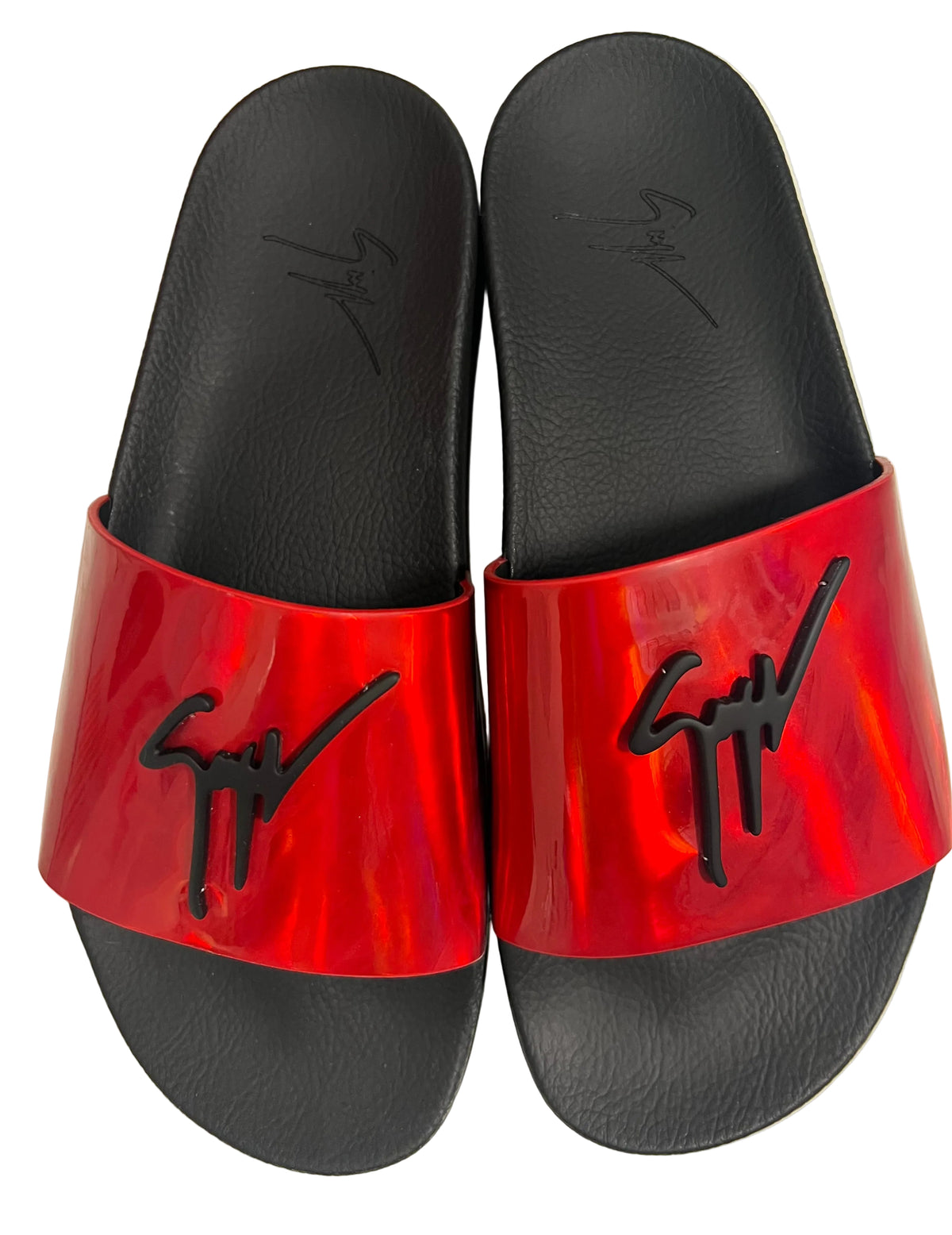 Giuseppe Zanotti Newburel Metropolis Slides in red – view 1 of 1