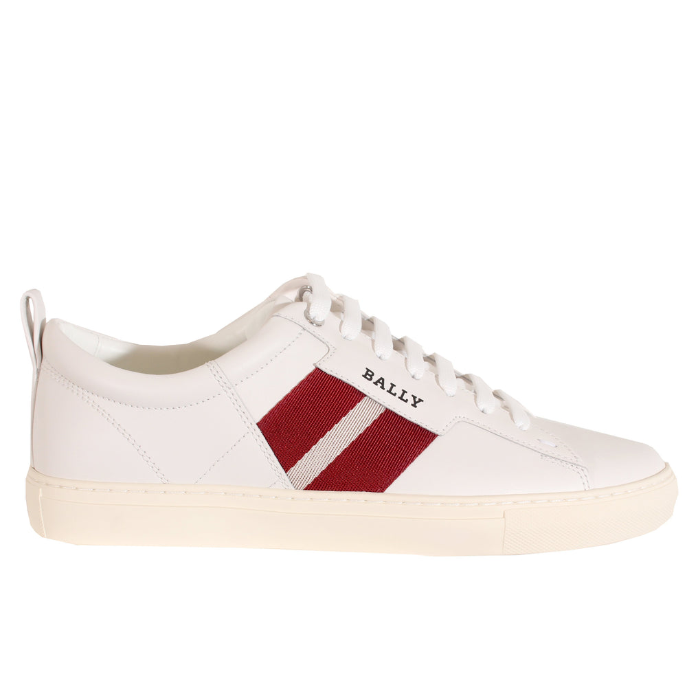 Men's Helvio Leather Sneakers in White