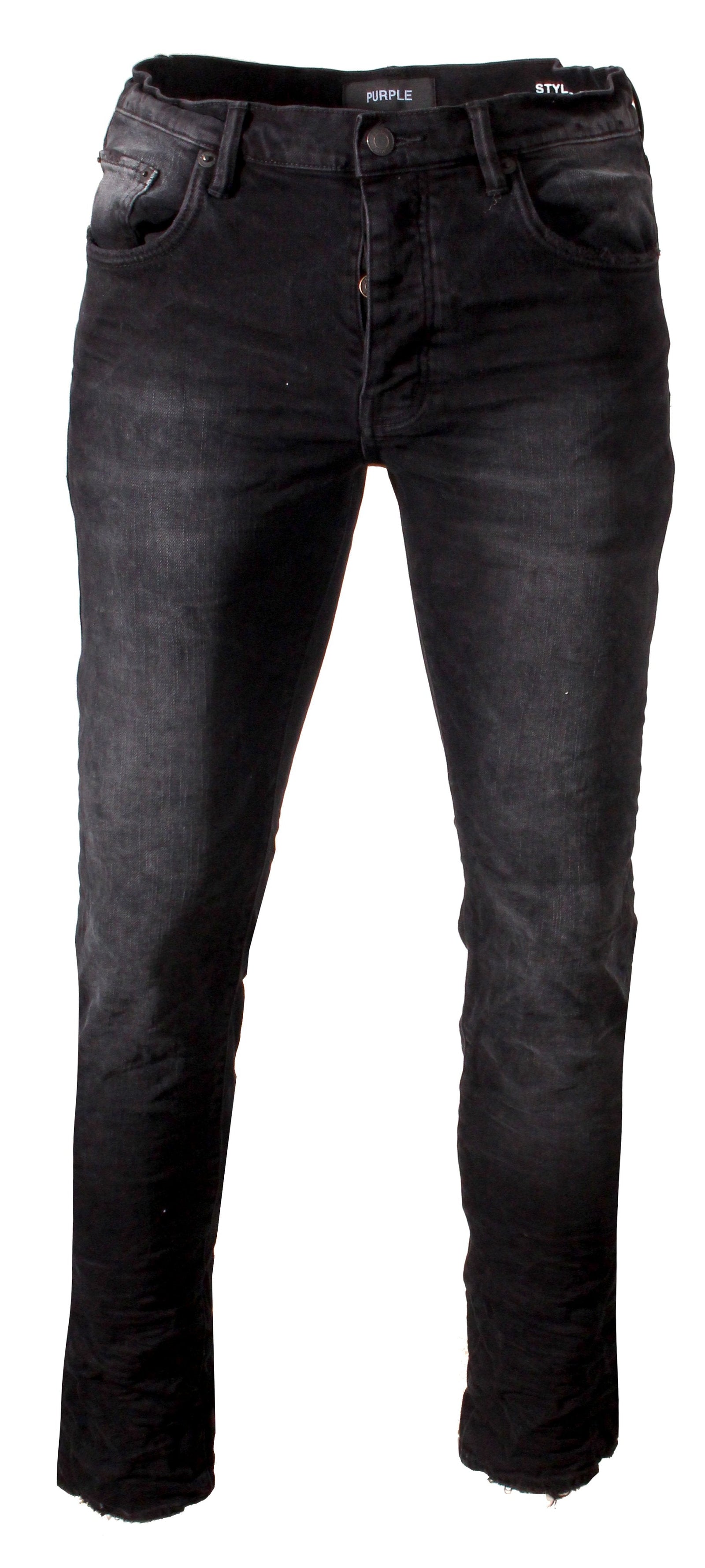 MEN'S SLIM FIT LOW RISE W| SLIM LEG - BLACK WASH