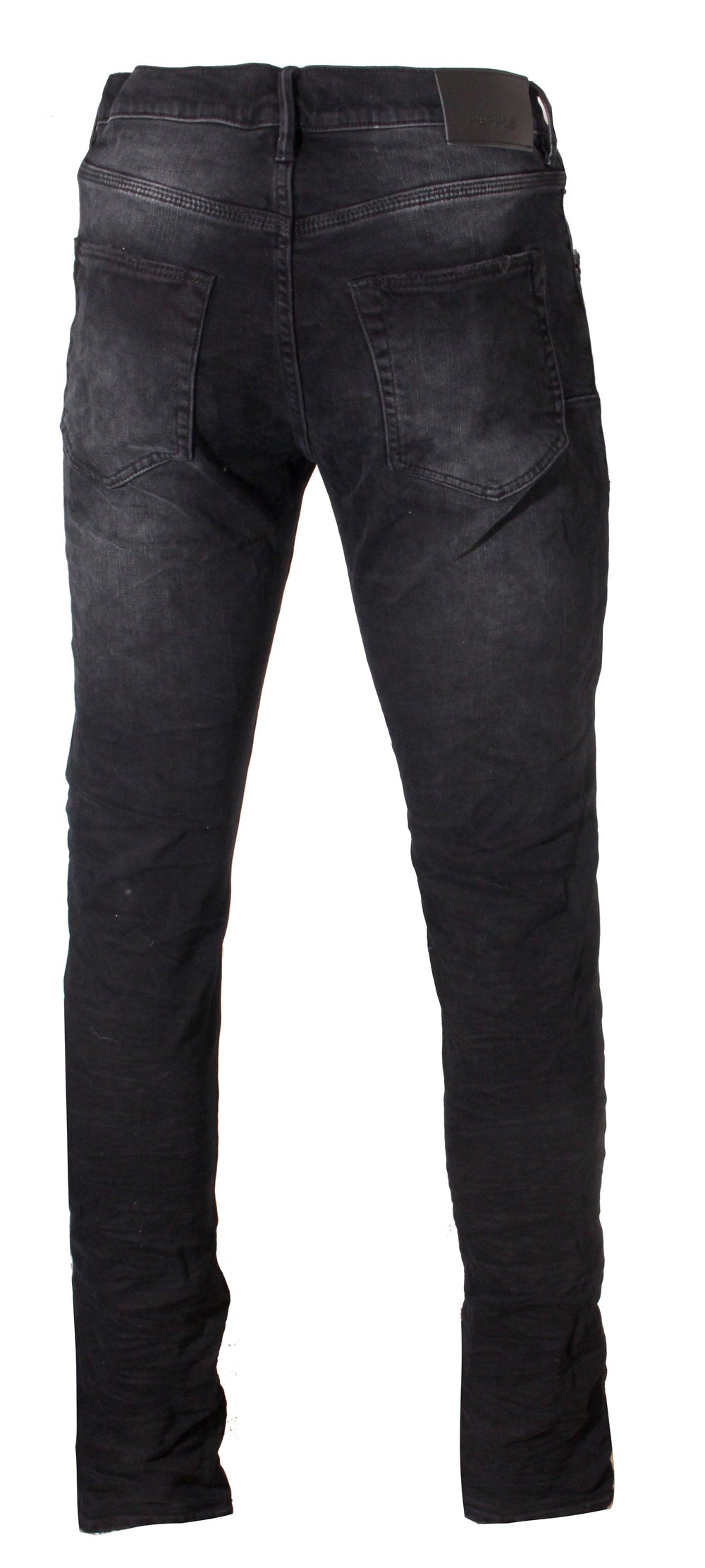 MEN'S SLIM FIT LOW RISE W| SLIM LEG - BLACK WASH