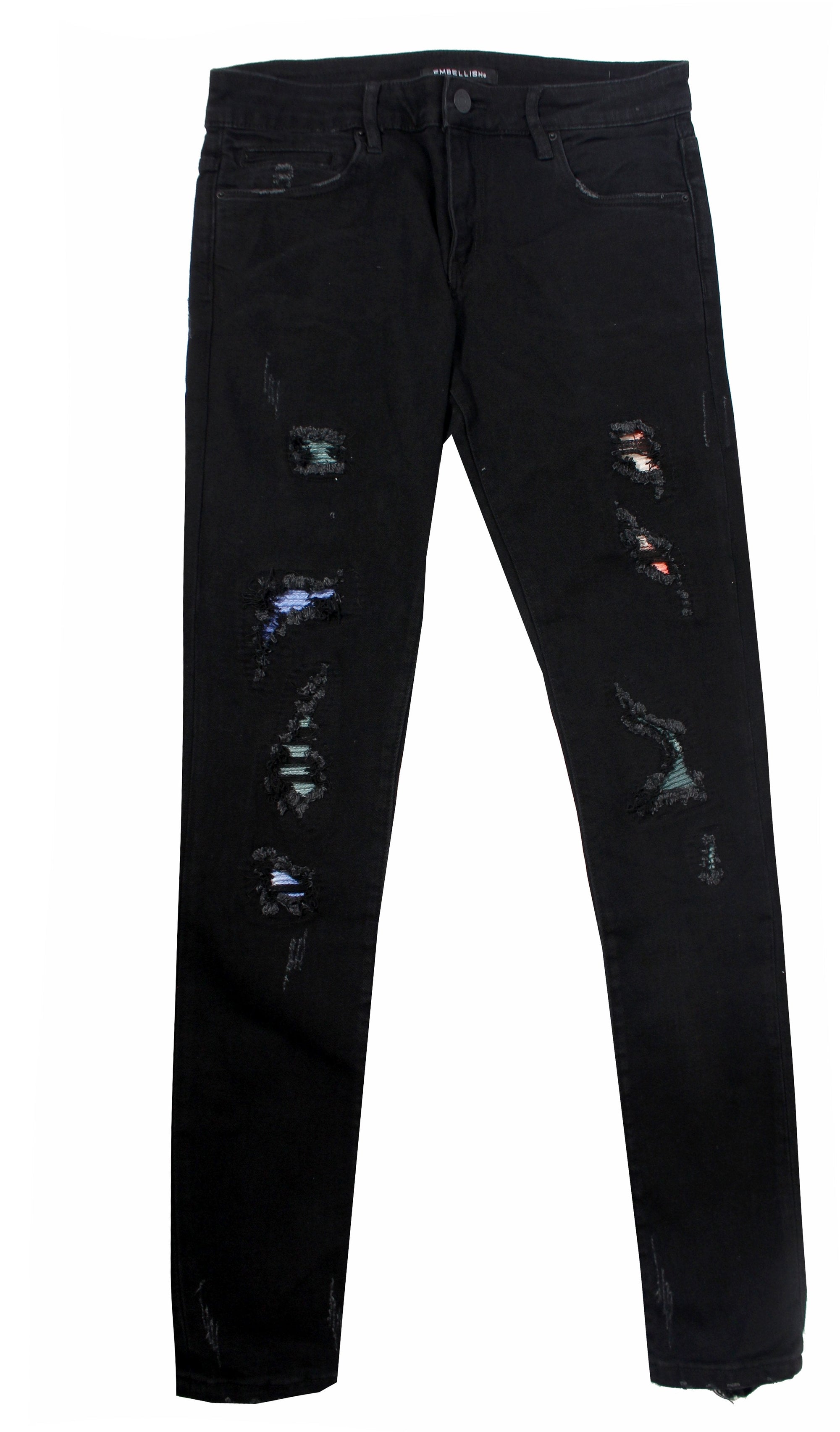 Corban Rip & Repair Denim - Black
