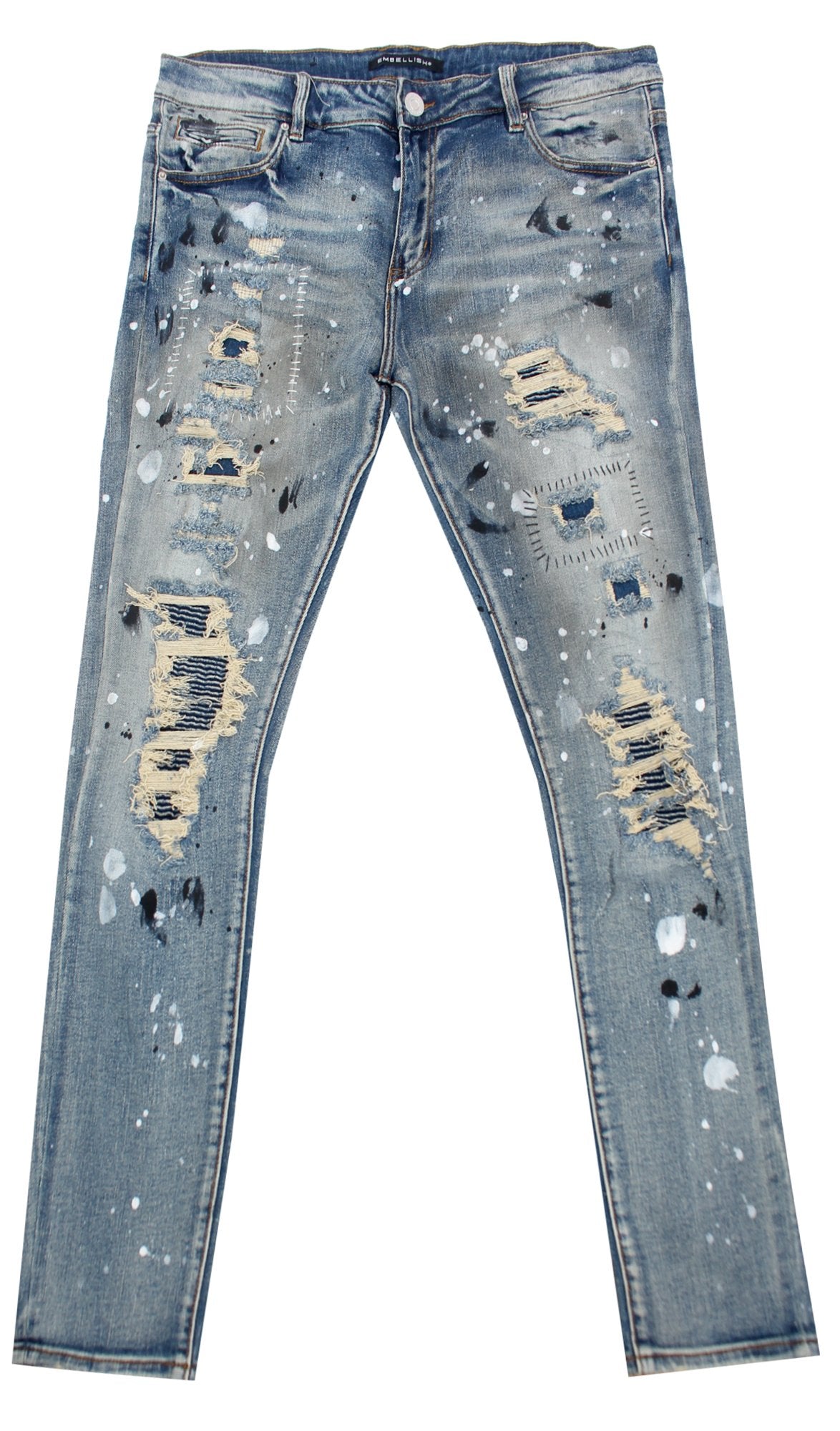 Tyson Rip &amp; Repair Denim - Blue
