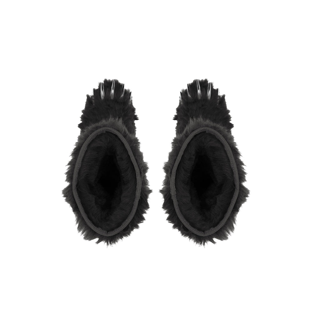 Bravest Studios Black Bear Claw Boots, top view