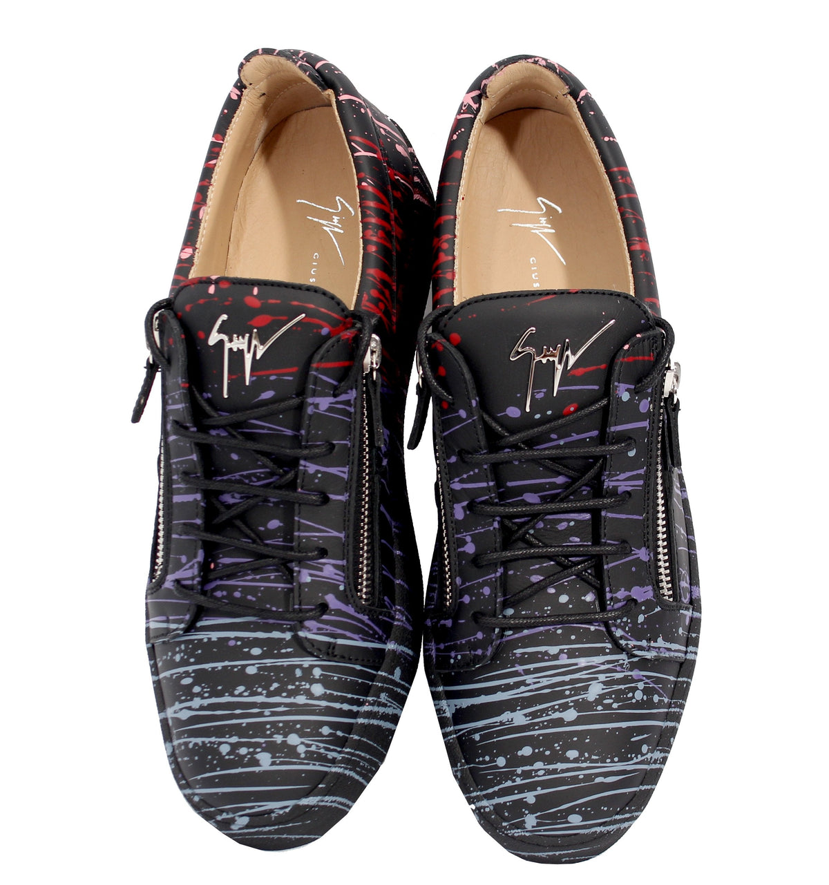 Paint Splatter Sneaker - Black