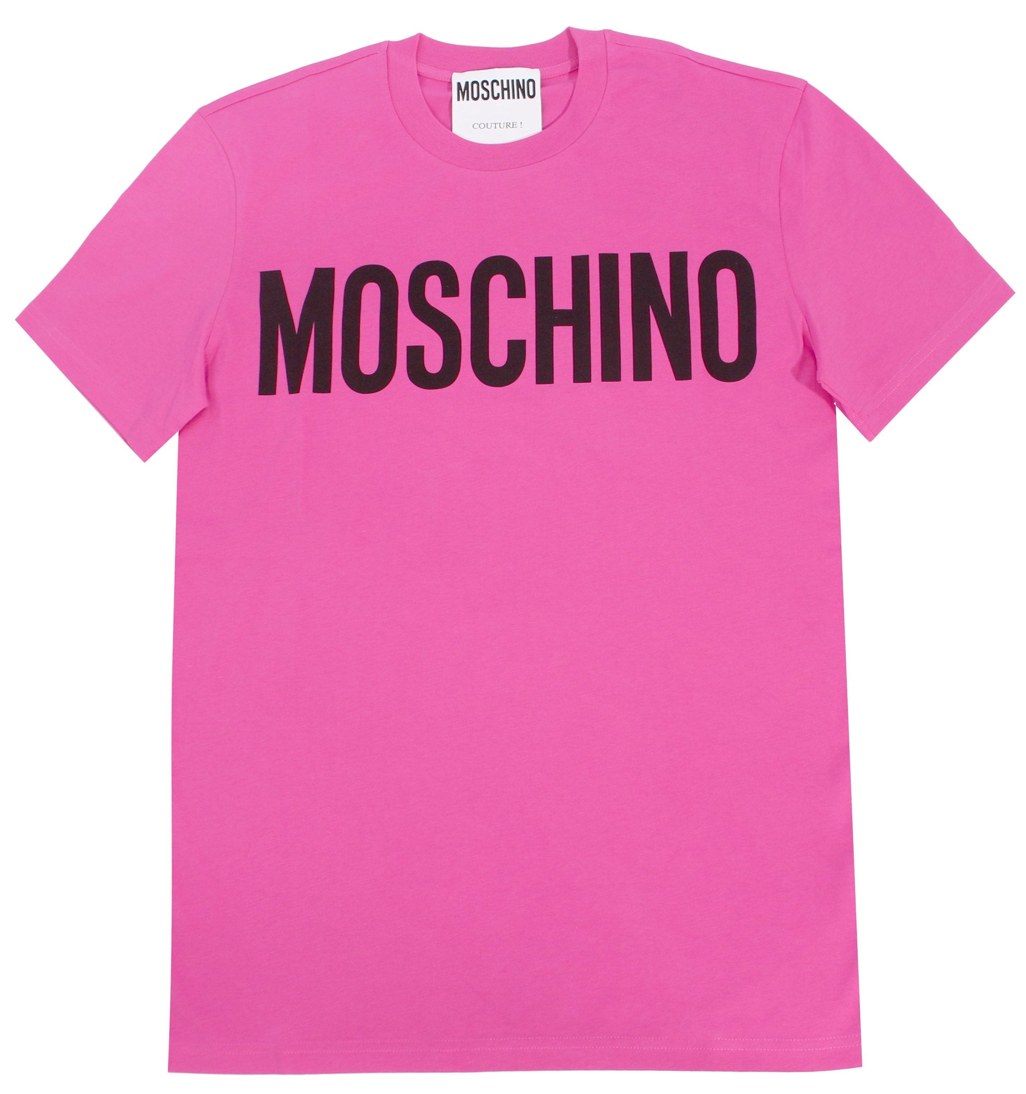 Moschino Logo Tee - Fuchsia