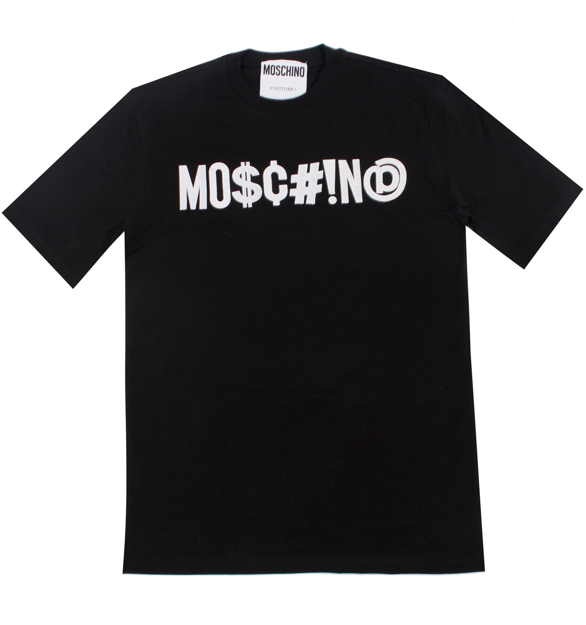M0$c#!n@ Embroidered Tee - Black