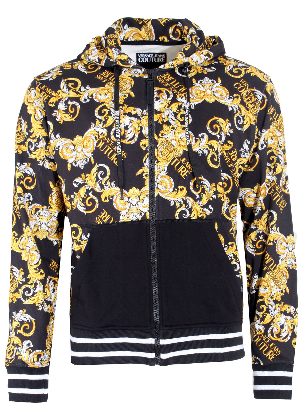 Print Allover Zip up Hoodie