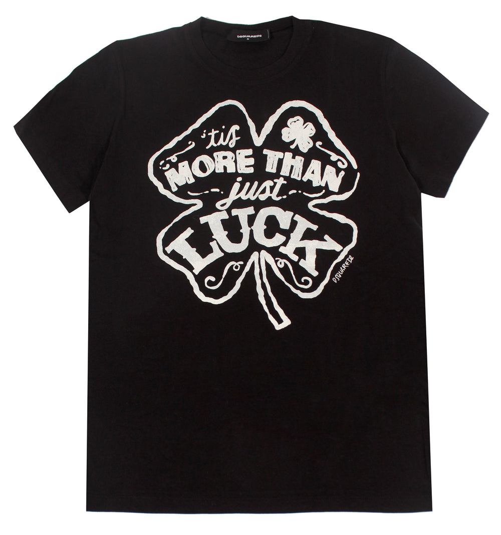 DSQUARED2 More Than Just Luck Tee in black – view 1 of 2