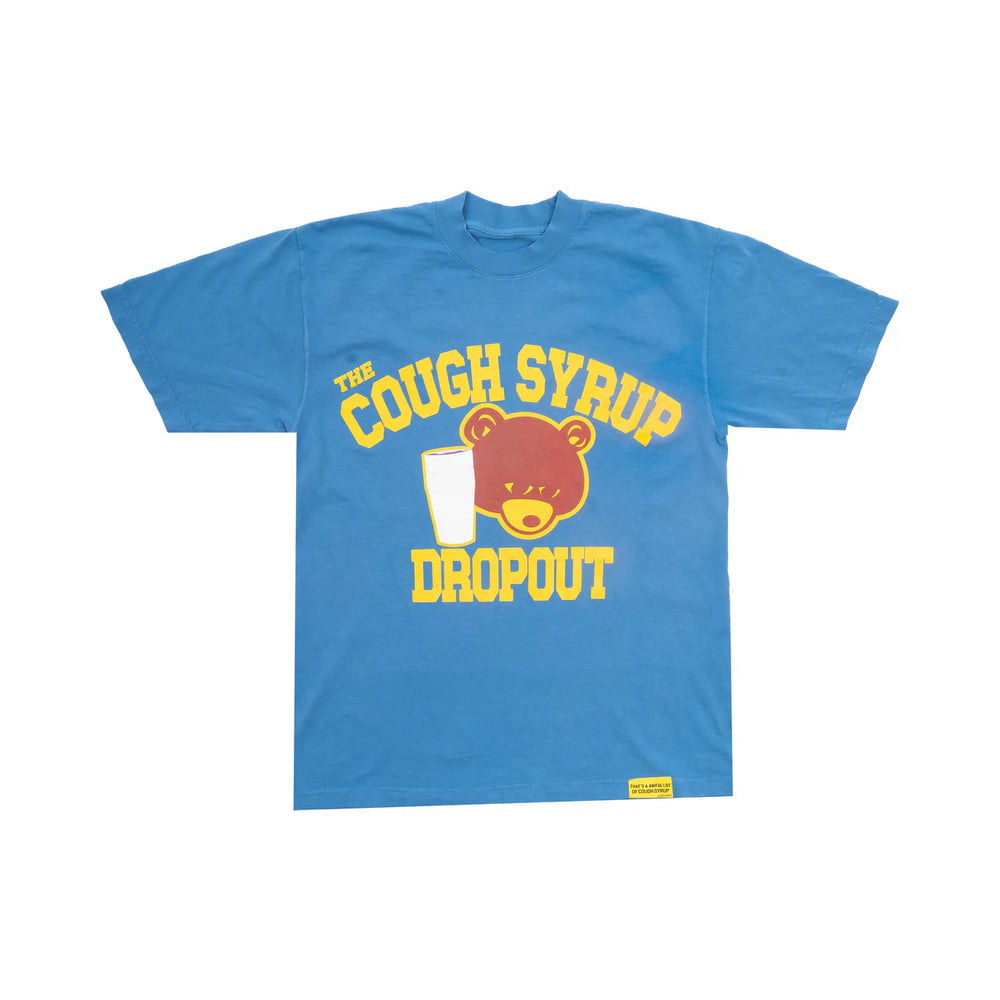 That's A Awful Lot Of Cough Syrup Drop Out top in blue – view 1 of 1