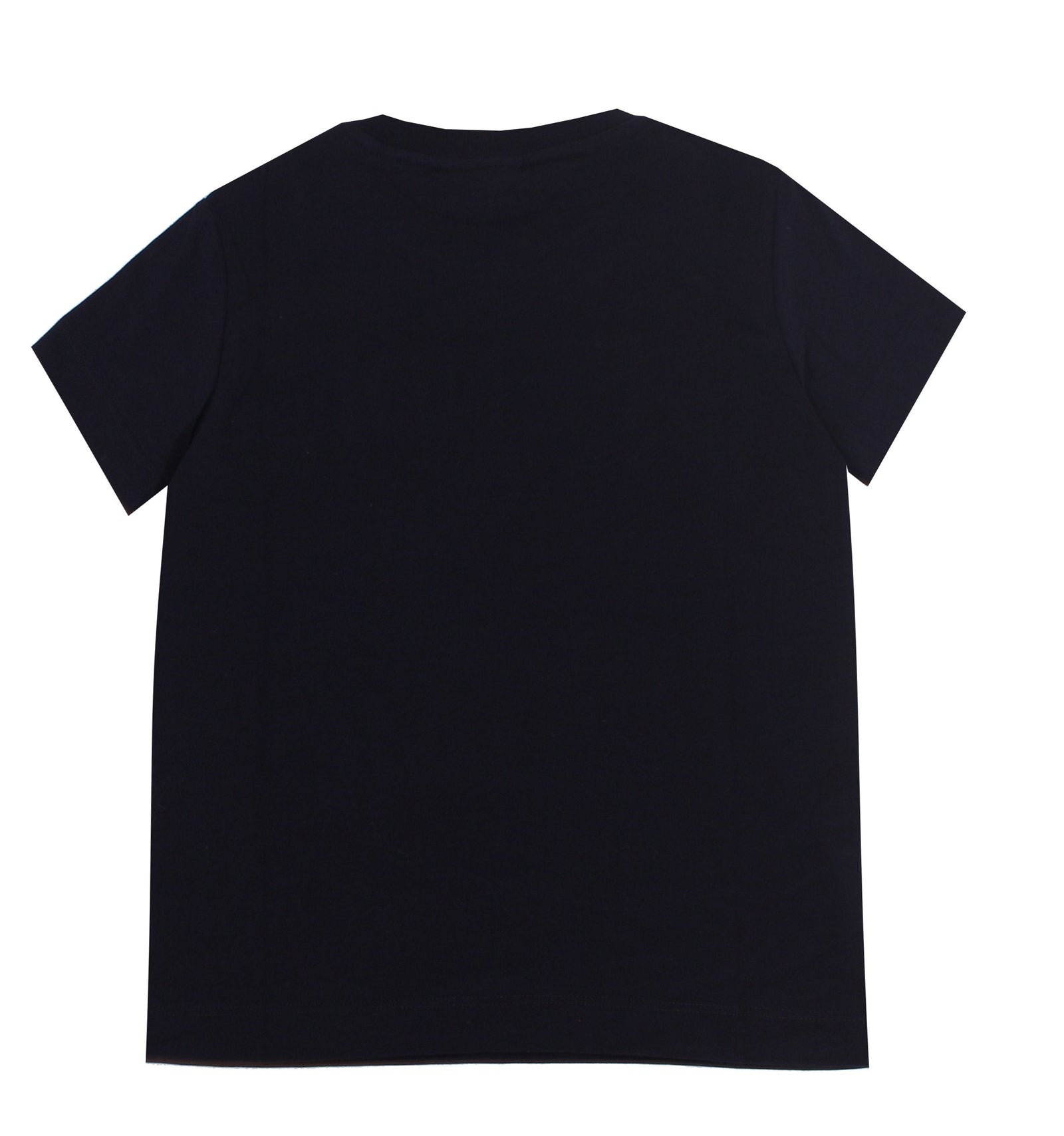 Kids Short Sleeve Tee with Fendi Text Logo in navy – view 3 of 3
