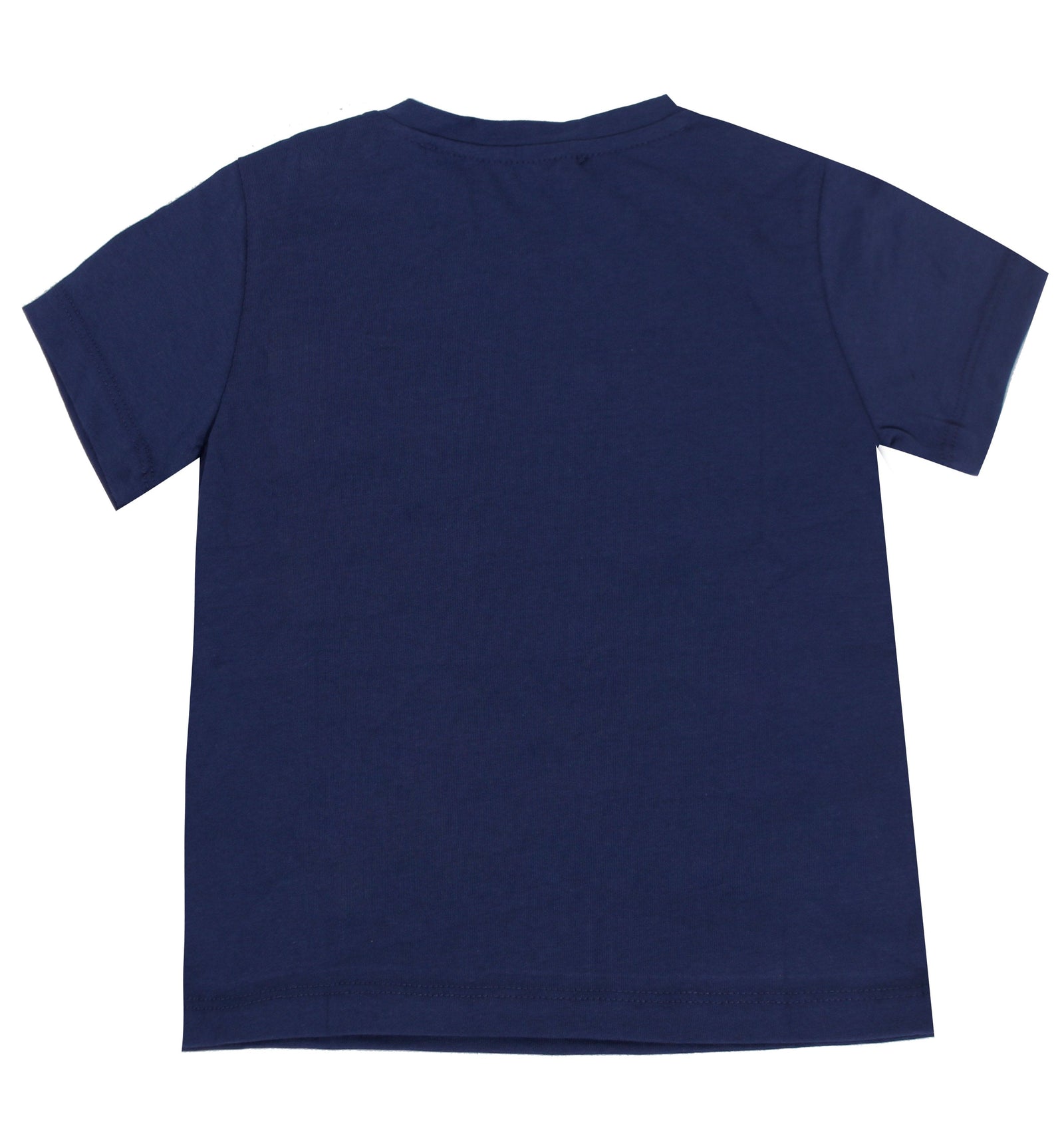 Kids SS Tee W/ Buttons On Shoulders - Navy