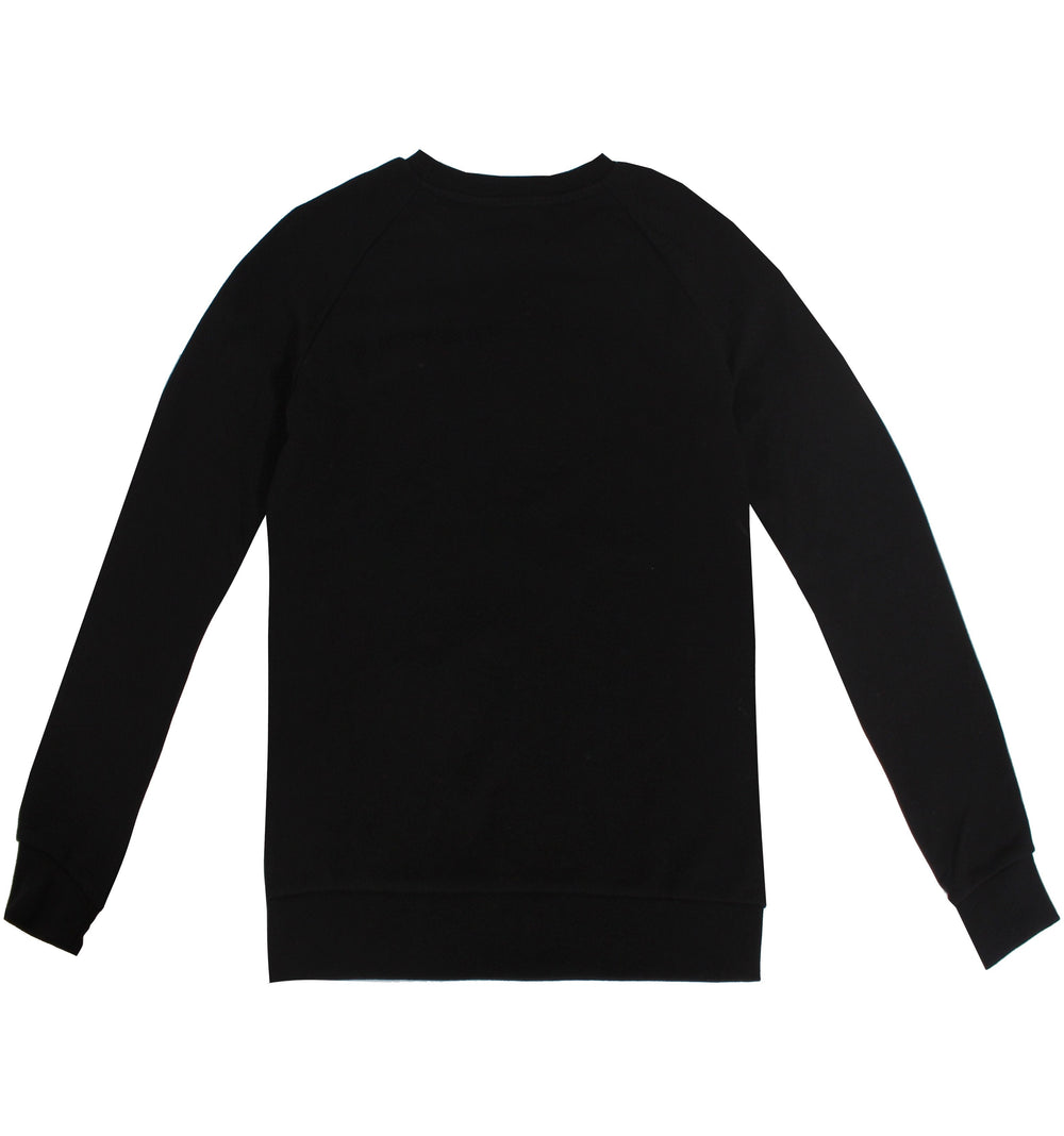 Balmain Girls Sweatshirt with Logo & Shoulder Buttons in black – view 2 of 2