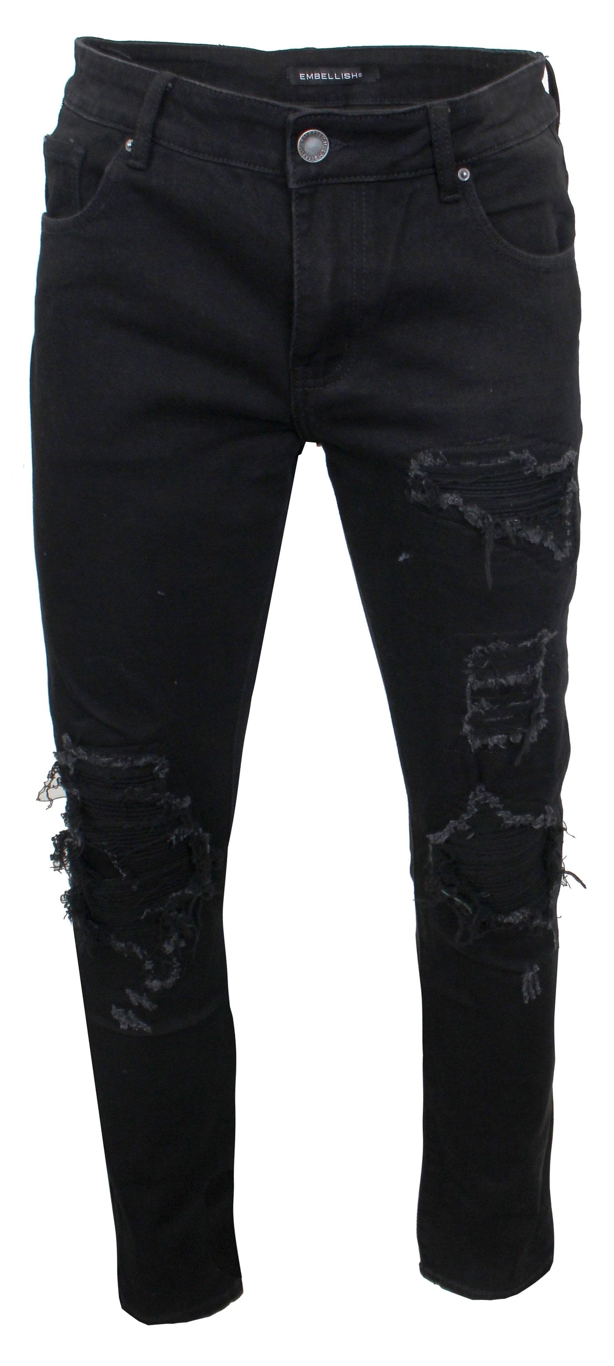SPENCER DENIM - BLACK (RIP&amp;REPAIR)