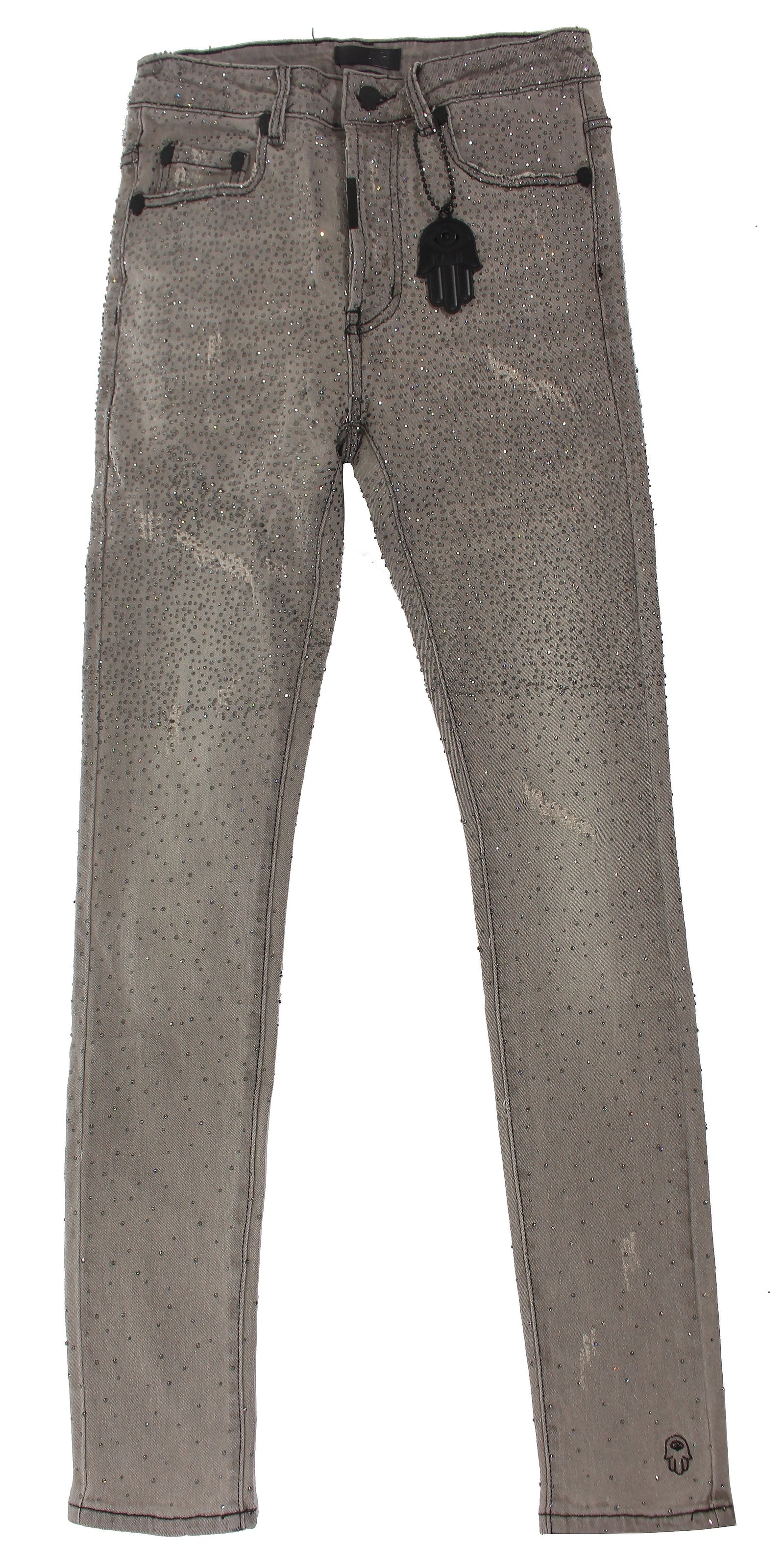 Kash Diamond Denim in grey – view 12 of 13