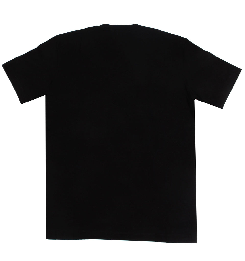 Dsquared2 Graphic Logo T-Shirt in black with pink logo – view 2 of 2