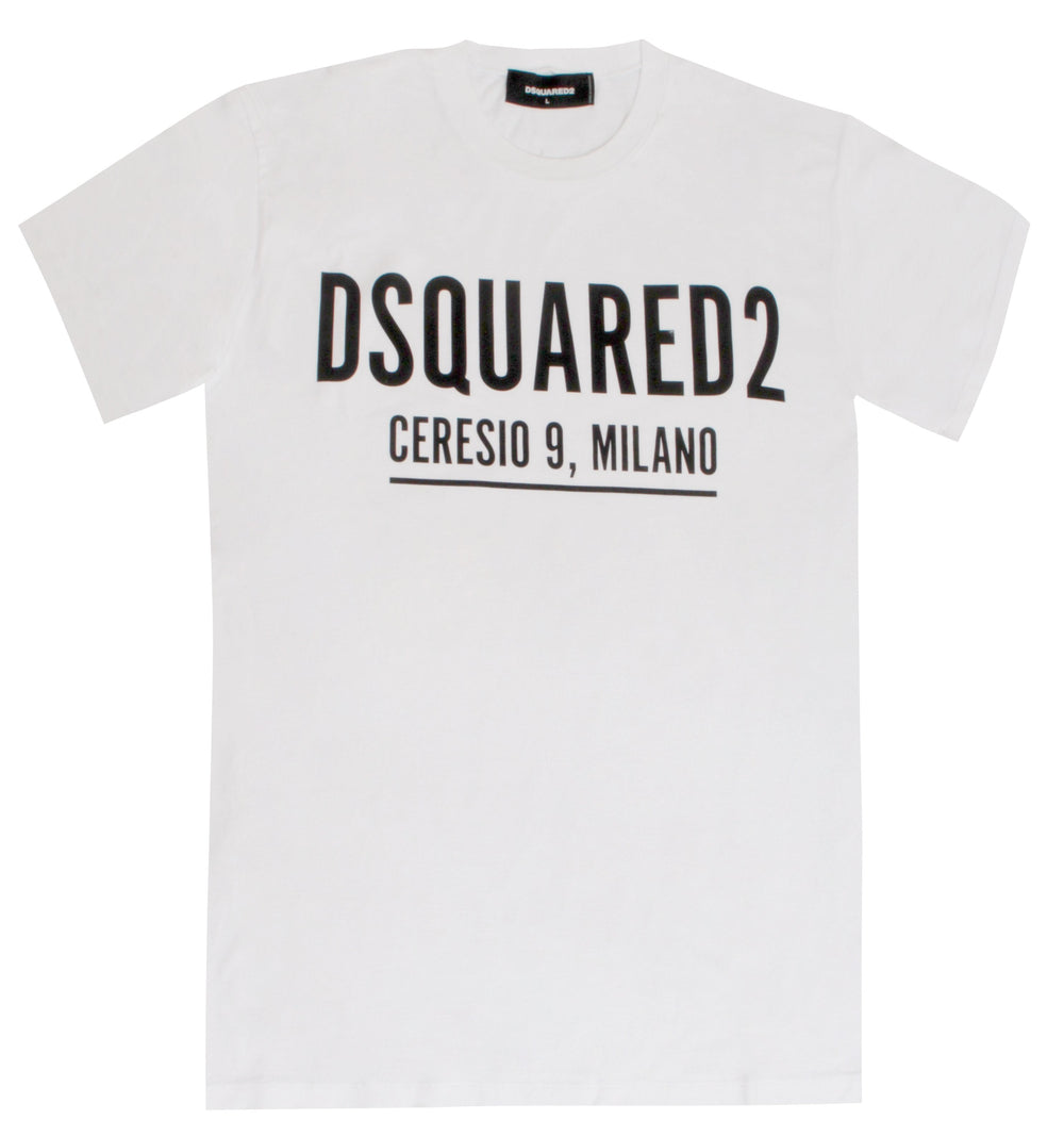 DSQUARED2 Ceresio 9, Milano Graphic Tee in White – view 1 of 2