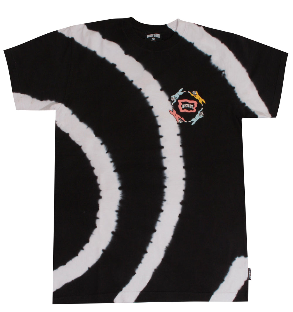 Icecream Flare Short Sleeve Knit in black – view 1 of 2