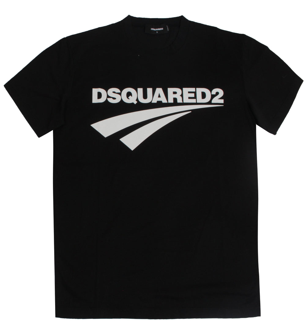 DSQUARED2 Graphic Tee in black – view 1 of 2