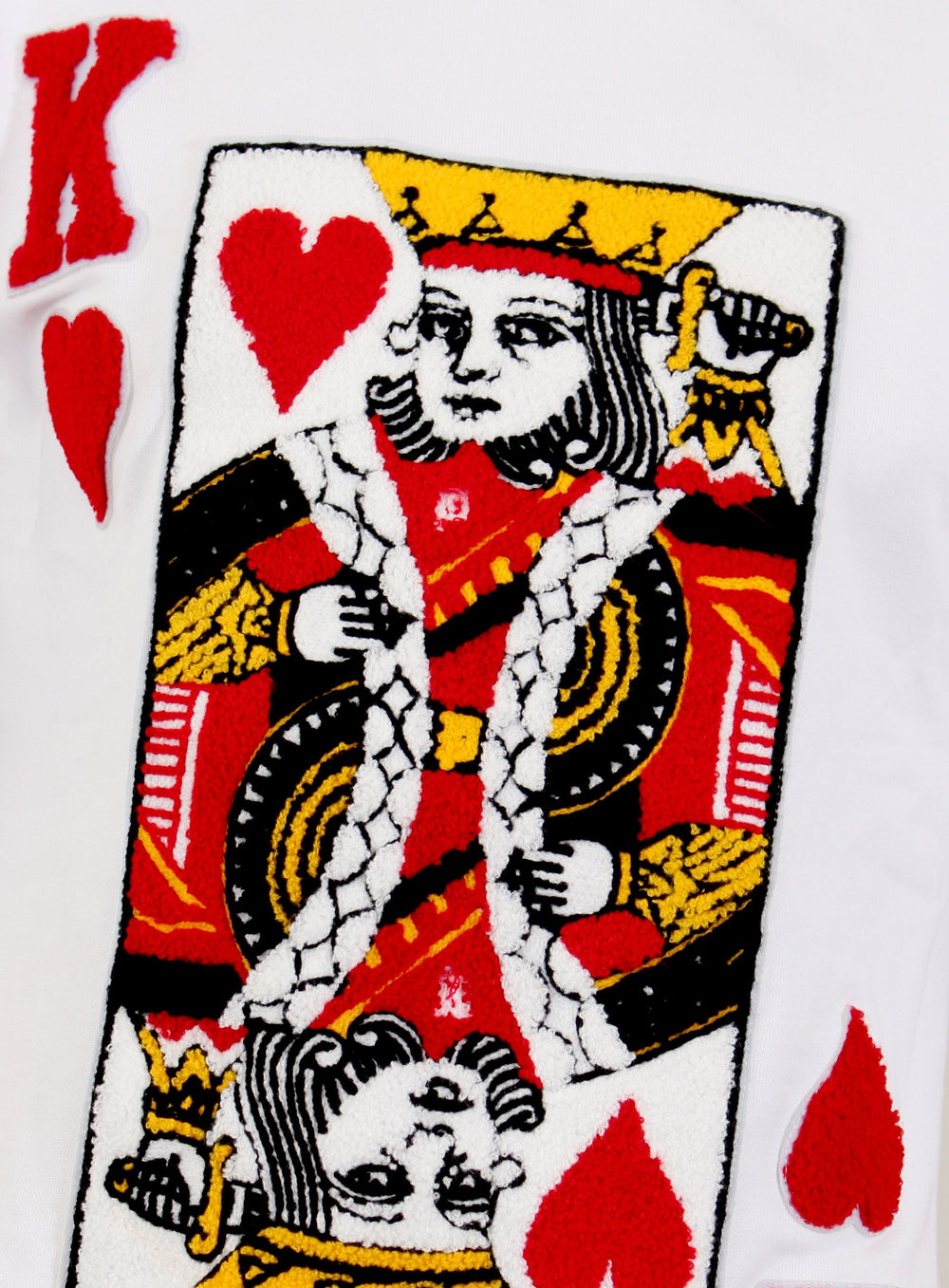 Royal Life Suicide King long sleeve sweater in white – view 3 of 3