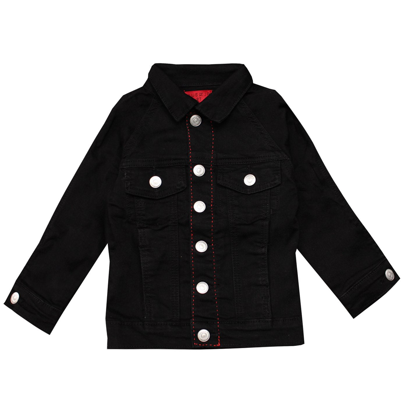 Haus of JR Kids Vince Denim Jacket in black – view 1 of 3