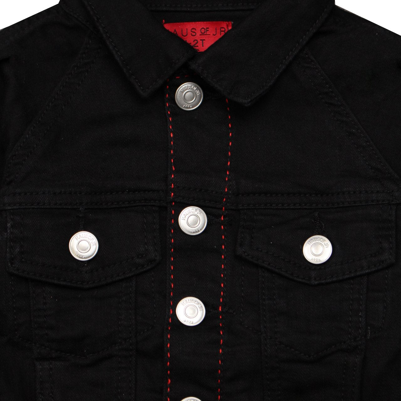 Haus of JR Kids Vince Denim Jacket in black – view 2 of 3