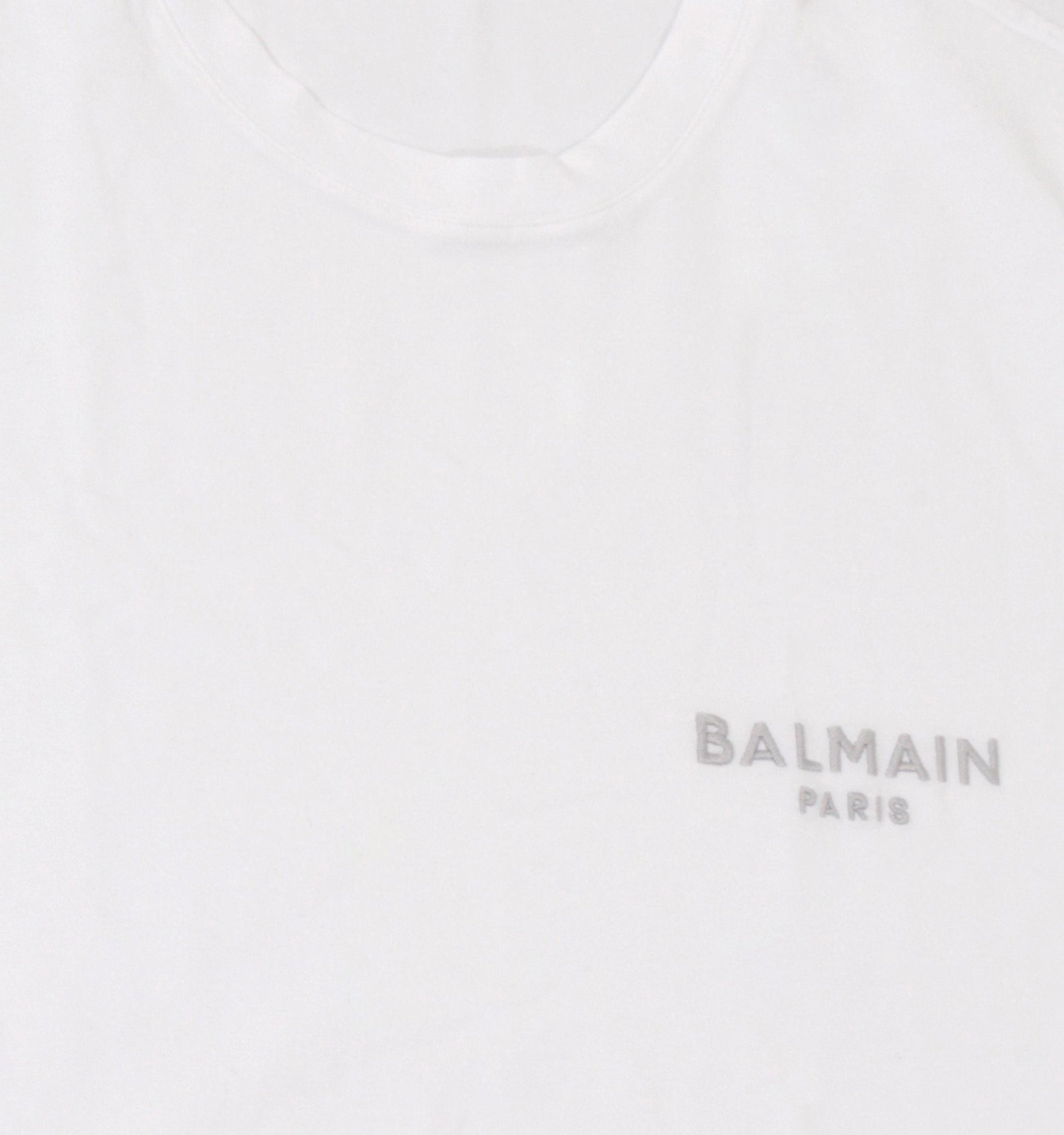 Logo Round Neck T-Shirt - White