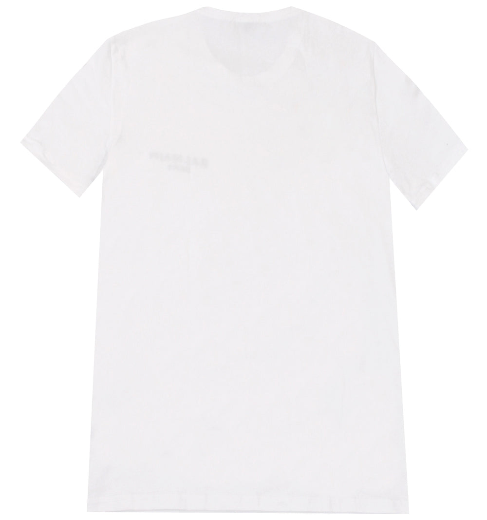 Logo Round Neck T-Shirt - White