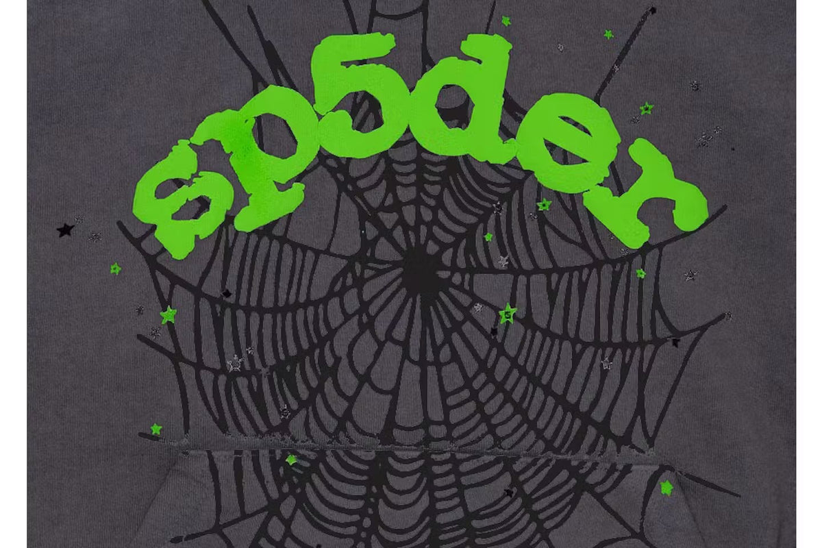 SP5DER SLATE GREY HOODIE - GREY