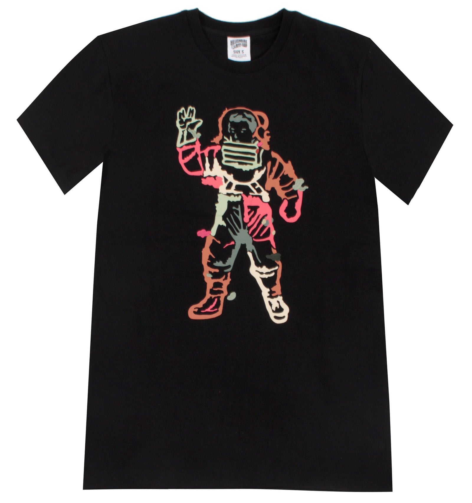 Billionaire Boys Club BB Astro Camo Short Sleeve Knit in black