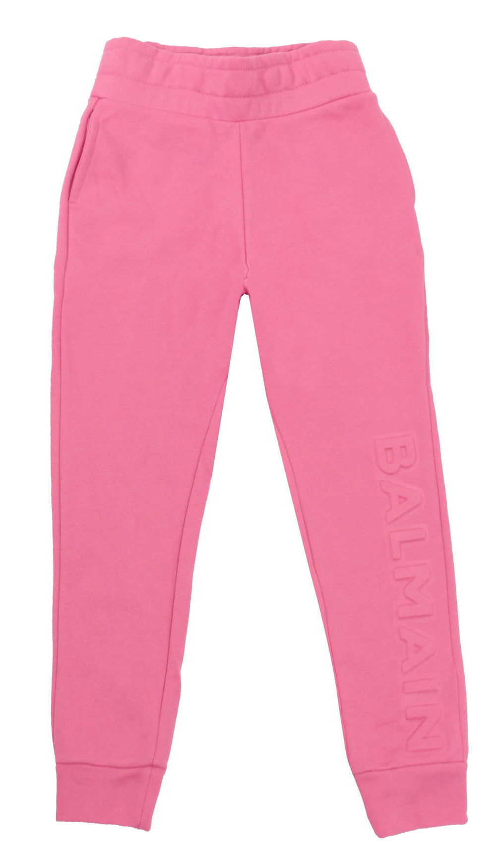 Sweatpants W/ Embossed Logo - Fuchsia