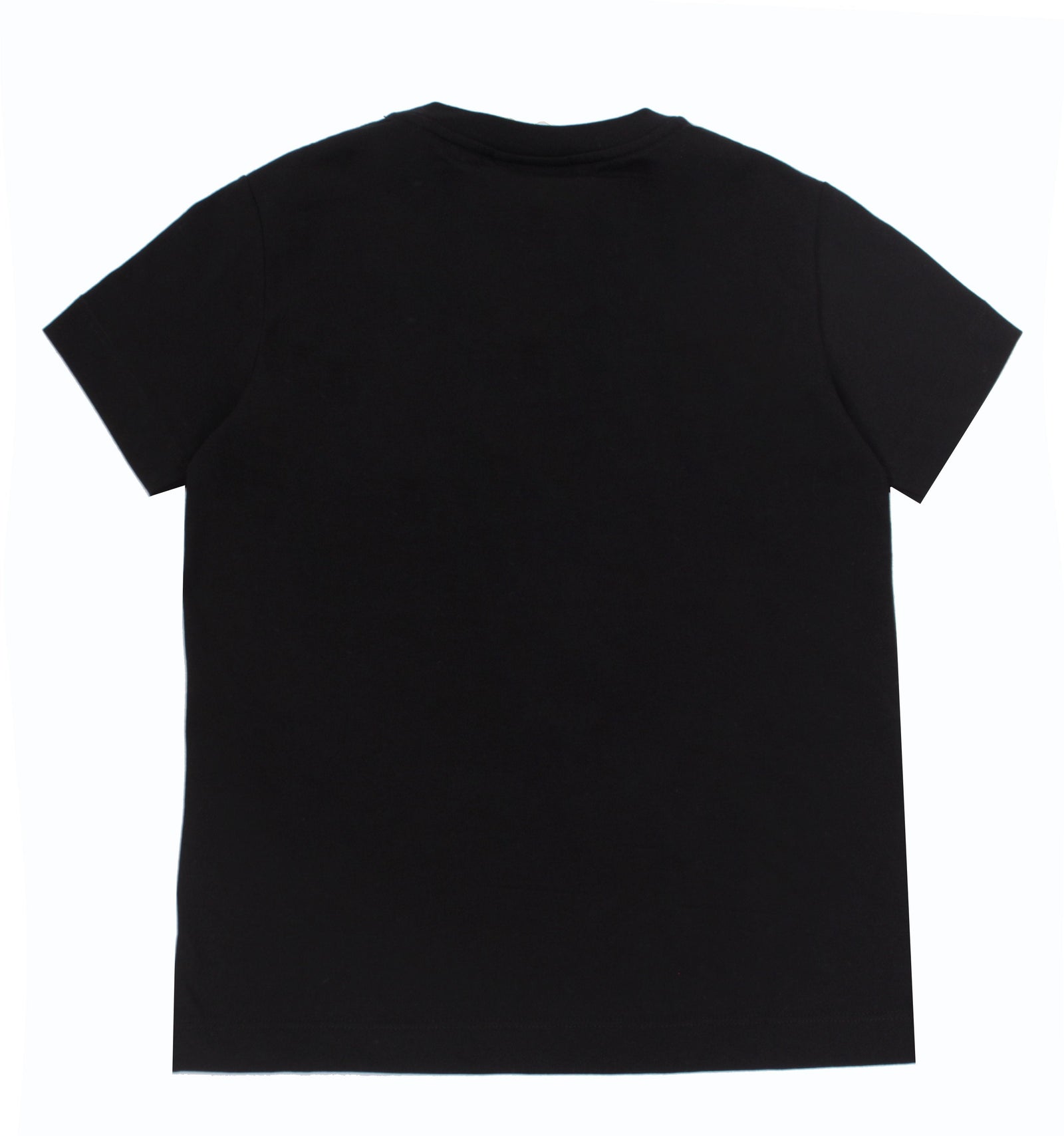 Kids Short Sleeve Tee with Fendi Text Logo in Black – view 3 of 3