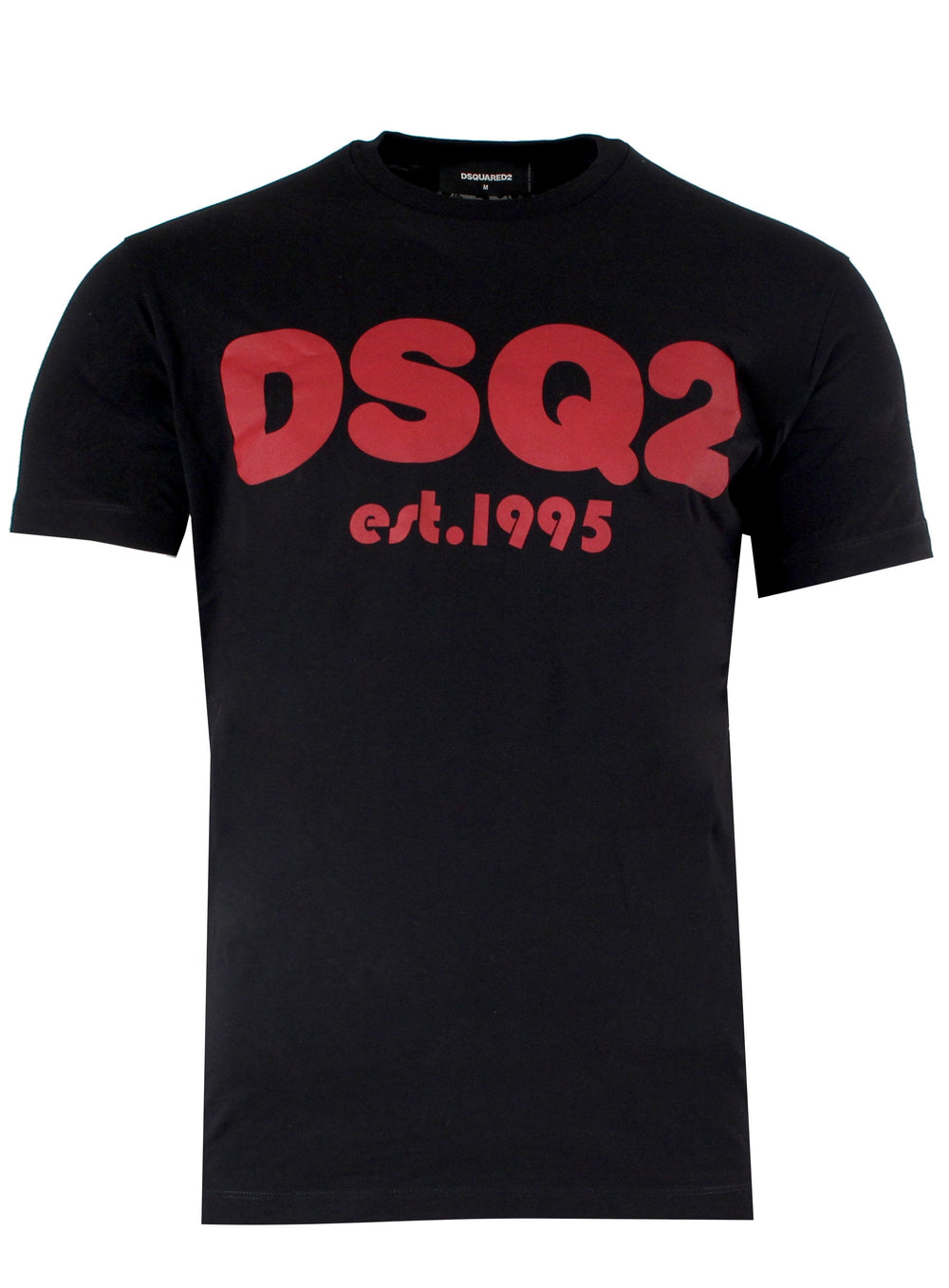 DSQUARED2 Bubble Letters Tee in black – view 1 of 2