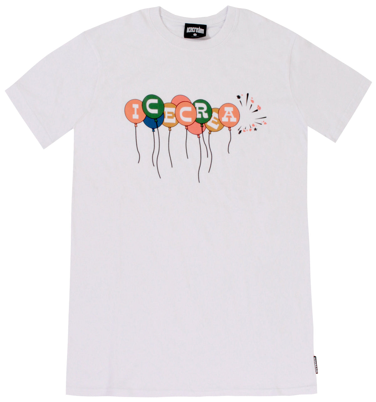 Balloon SS Tee - WHITE