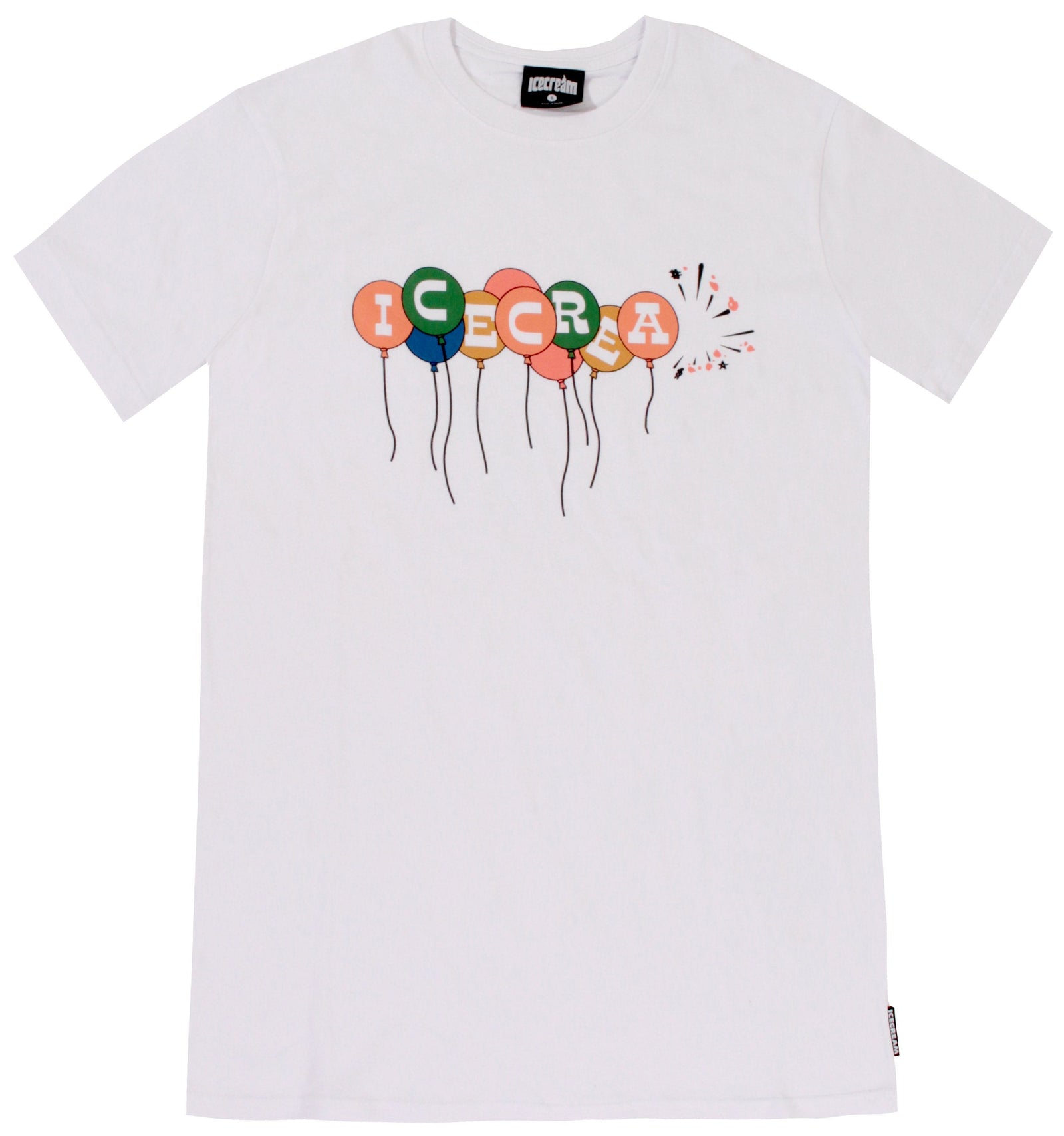 Balloon SS Tee - WHITE