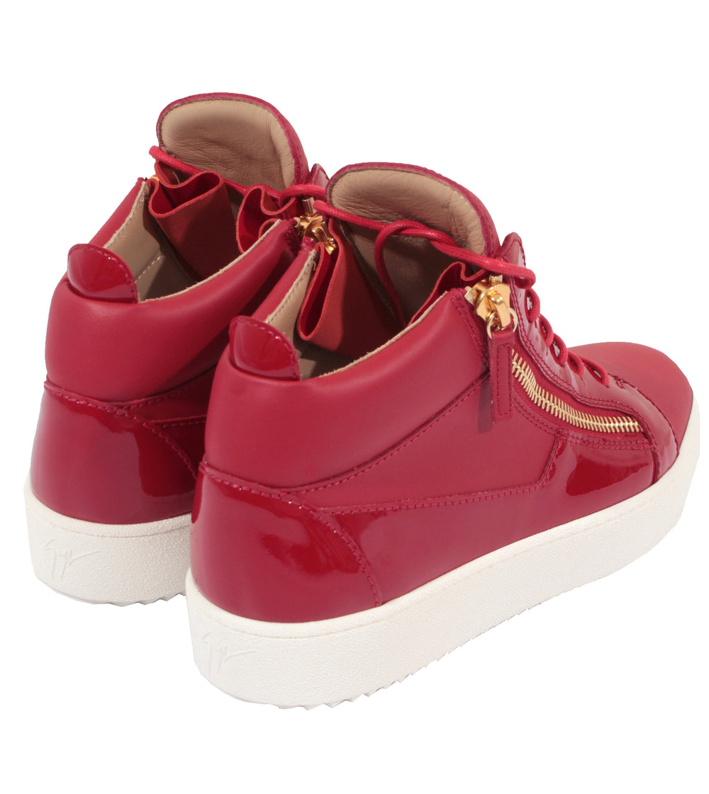 Birel Mid Top Sneaker - Red