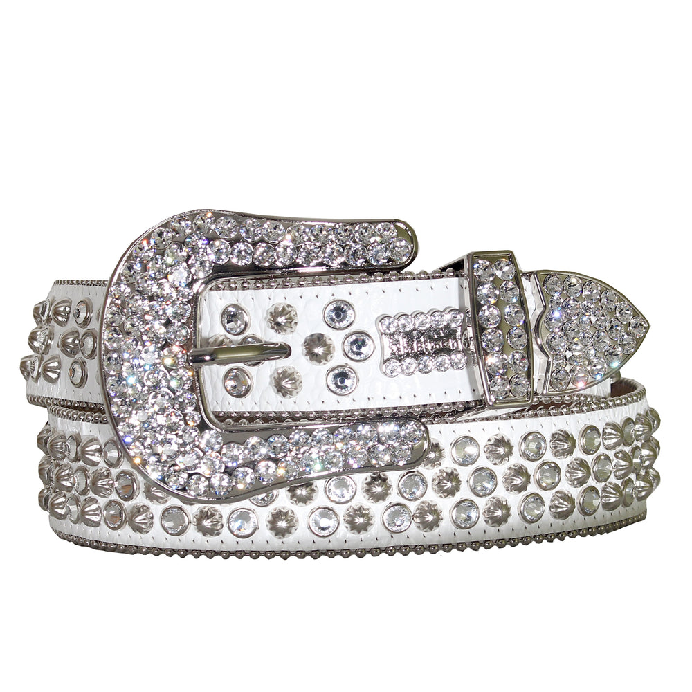 B.B. Simon Crystal Belt in white and clear – view 1 of 2