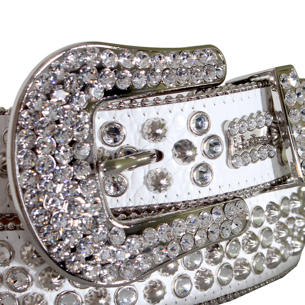B.B. Simon Crystal Belt in white and clear – view 2 of 2